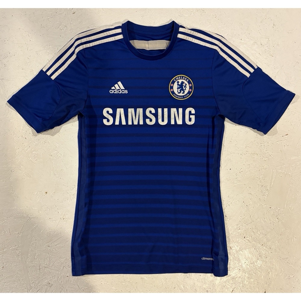 Chelsea Football Club Jersey Shirt 2014 2015 Home Adidas G92151 Men's Small Blue